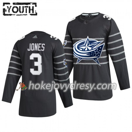 Dětské Hokejový Dres Columbus Blue Jackets Seth Jones 3  Šedá Adidas 2020 NHL All-Star Authentic